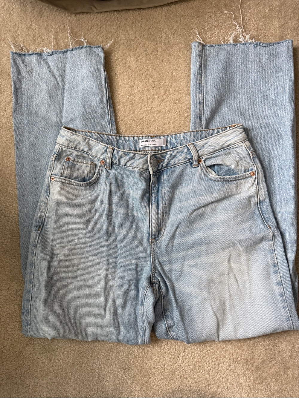 Garage Light Blue Women's Straight Leg Jeans